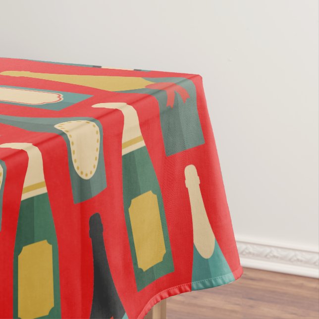 Toalha De Mesa Garrafas de vinho (Posição Original)