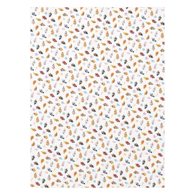 Toalha De Mesa Gathering of Clownfish | Ocean Art Design (Frente)