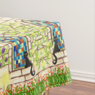 Toalha De Mesa Gatinho em uma janela