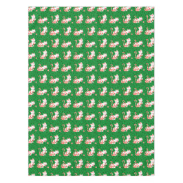 Toalha De Mesa Gato bonito do bastão de doces