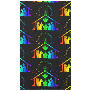 Toalha De Mesa gay manger lgbtq natal engraçado
