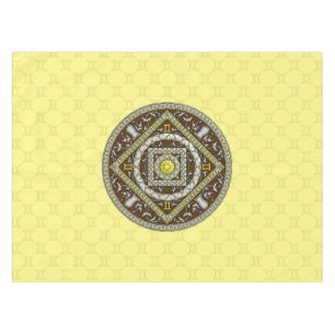 Toalha De Mesa Gemini Mandala Tablecloth