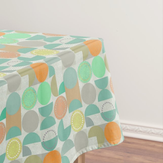 Toalha De Mesa Geométrico multicolorido (Posição Original)