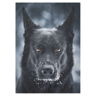 Toalha De Mesa German shepherd Preto