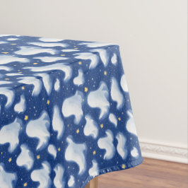 Toalha De Mesa Ghost Blue Sky Halloween Night Star