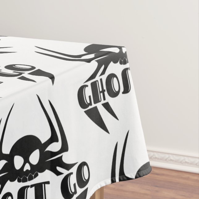 Toalha De Mesa Ghost Go Spooky Season (Posição Original)
