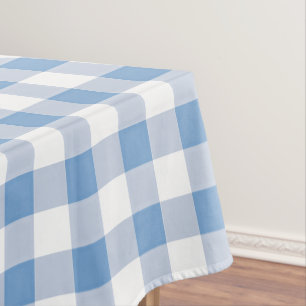 Toalha De Mesa Gingham Blue Summer Picnic Xadrez Tablecloth