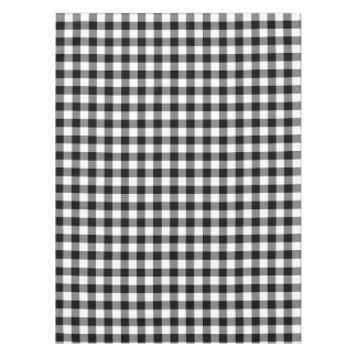 Toalha De Mesa Gingham Preto E Branco