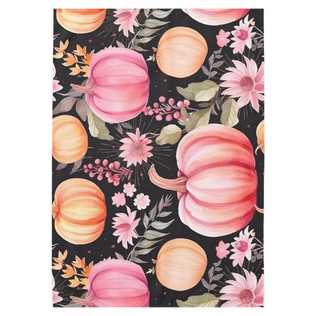 Toalha De Mesa Glam Pumpkin Tablecloth (Frente)