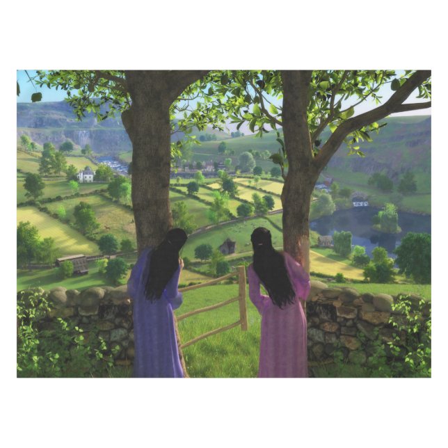 Toalha De Mesa Glen of the Twins Tablecloth (Frente (Horizontal))