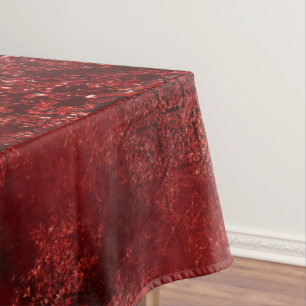 Toalha De Mesa Glimmering Henna Grunge Damasco vermelho escuro