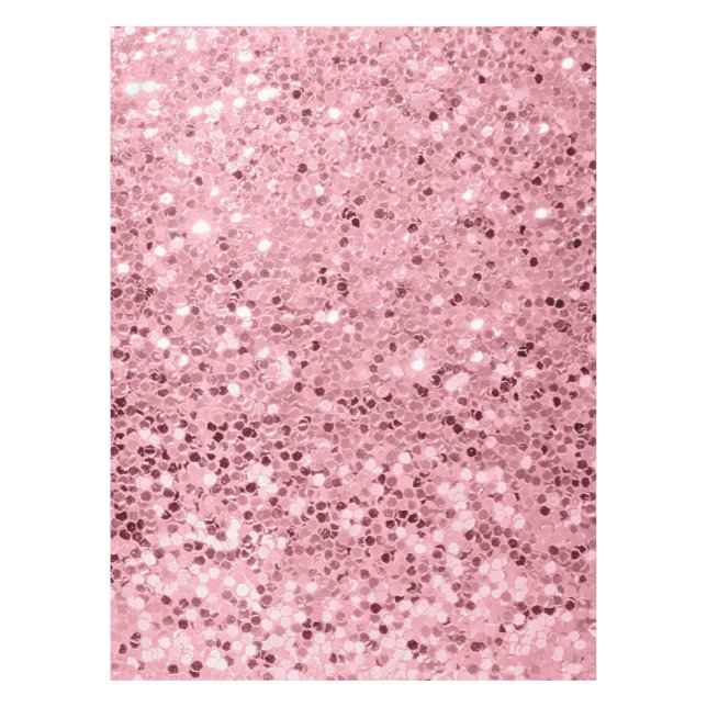 Toalha De Mesa Glitter Dourado de Rosa de Tablecloth Personalizad (Frente)