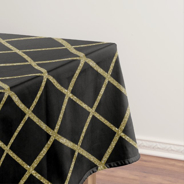 Toalha De Mesa Glitter Dourado qualquer cor (Posição Original)