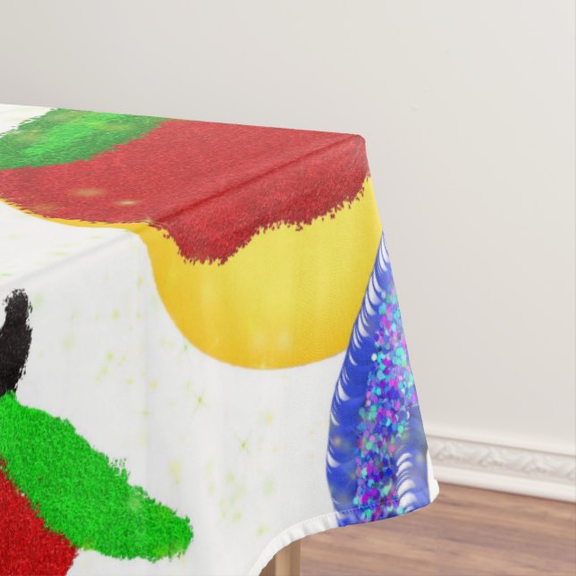 Toalha De Mesa Glitter Rosh Hashanah xurrava maçãs e mel (Posição Original)