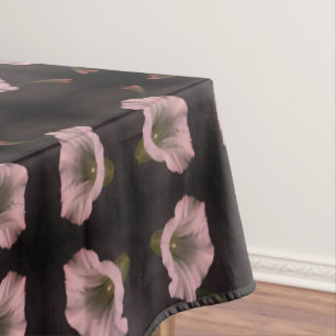 Toalha De Mesa Glória Branca Flor Fechar Abstrato