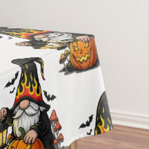 Toalha de Mesa Gnome de Halloween