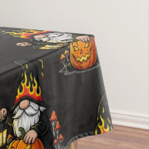 Toalha de Mesa Gnome de Halloween