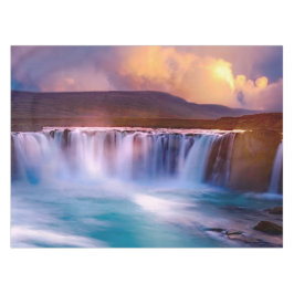 Toalha De Mesa Godafoss Wasserfall Island