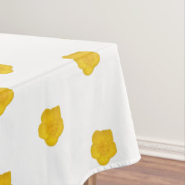 Toalha De Mesa Golden Yellow Wildflowers Photo