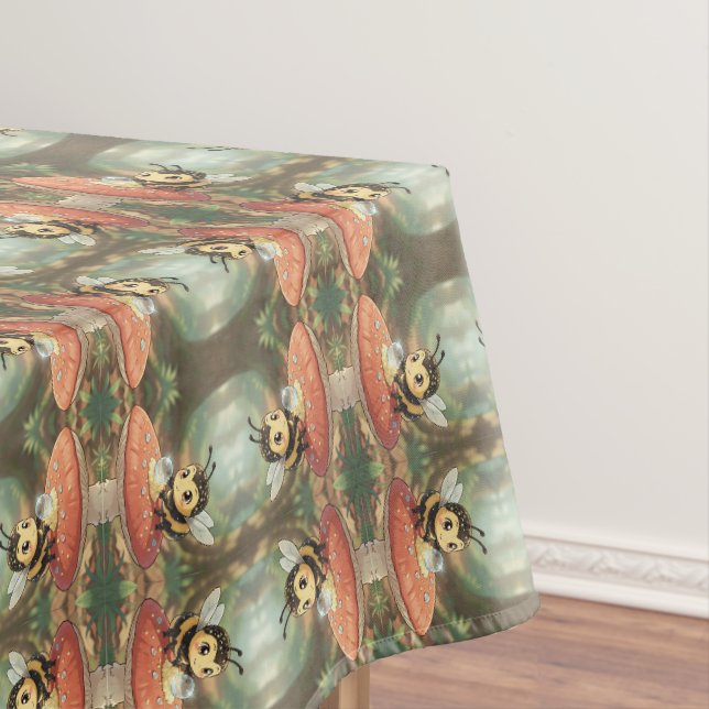 Toalha De Mesa Goldene Hummel im Blütentanz  (Posição Original)