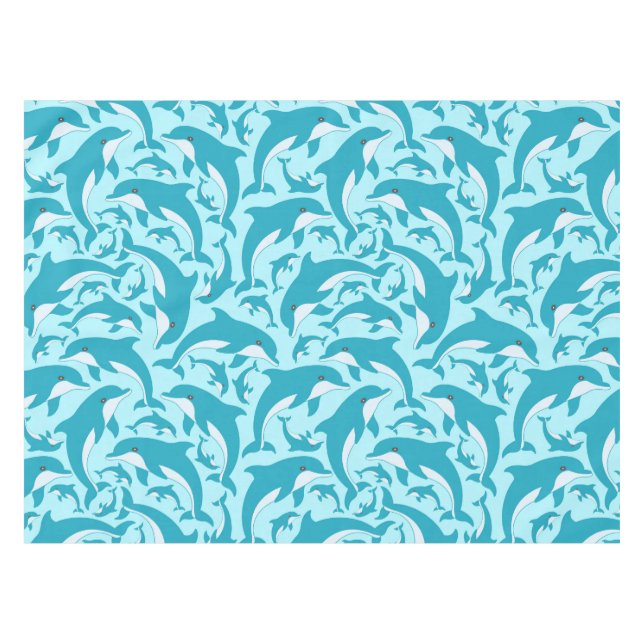 Toalha De Mesa Golfinhos Cujos (Frente (Horizontal))