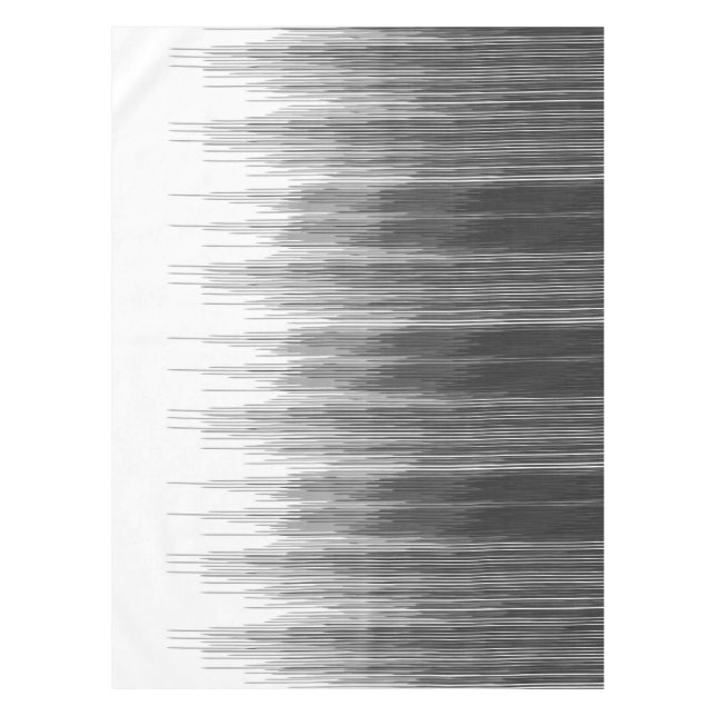 Toalha De Mesa Gotejamentos pretos e cinzentos da pintura no (Frente)