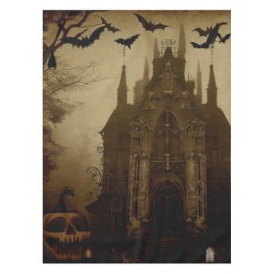 Toalha De Mesa Gótico/Halloween/queda/abóbora