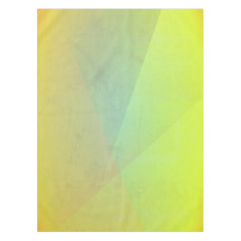 Toalha De Mesa Gradação Geométrica Amarela Moderna