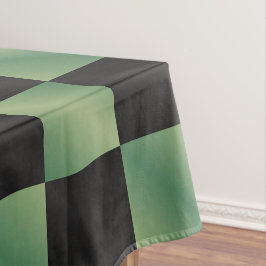 Toalha De Mesa Gradiente Preto Verde Azul Moderno Verificado