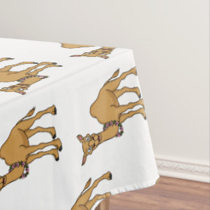 Toalha De Mesa Gráfico de desenhos do camelo feliz