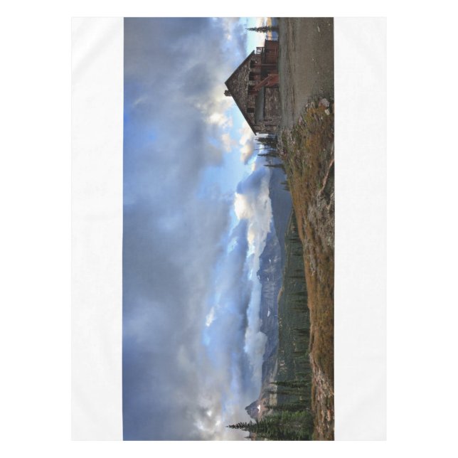 Toalha De Mesa Granite Park Chalet - Parque Nacional Glacier (Frente)