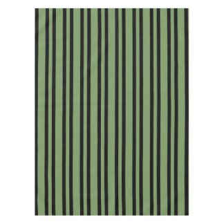 Toalha De Mesa Green Black Stripes Pattern