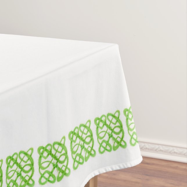 Toalha de Mesa GREEN CELTIC KNOT 52x70 (Posição Original)