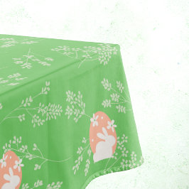 Toalha De Mesa Green Easter Bunny Tablecloth