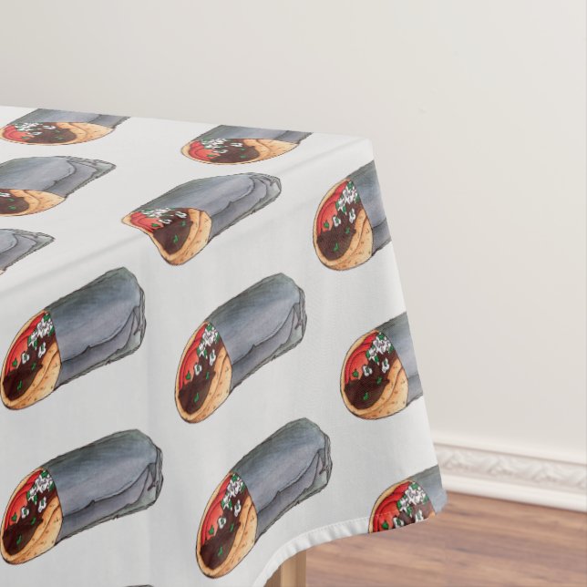 Toalha De Mesa Grego Gyro Pita Meat Sandwich Comida mediterrânica (Posição Original)