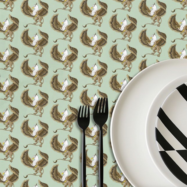 Toalha De Mesa Griffin Fantasy Griffin Mythology (Criador carregado)