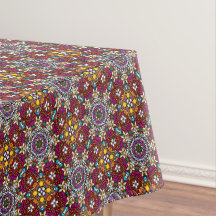Toalha de Mesa Groovy Heavenly Flower Power