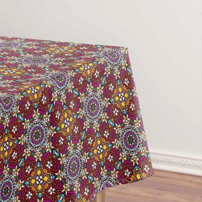 Toalha de Mesa Groovy Heavenly Flower Power (Posição Original)