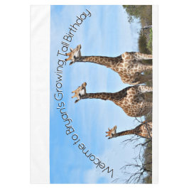 Toalha De Mesa Growing Tall Safari Table Art