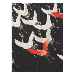 Toalha De Mesa Gruas voadoras japonesas Kimono Art