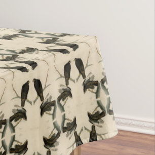 Toalha De Mesa Guerreiro Negro (Falcão de cauda vermelha) de Aves