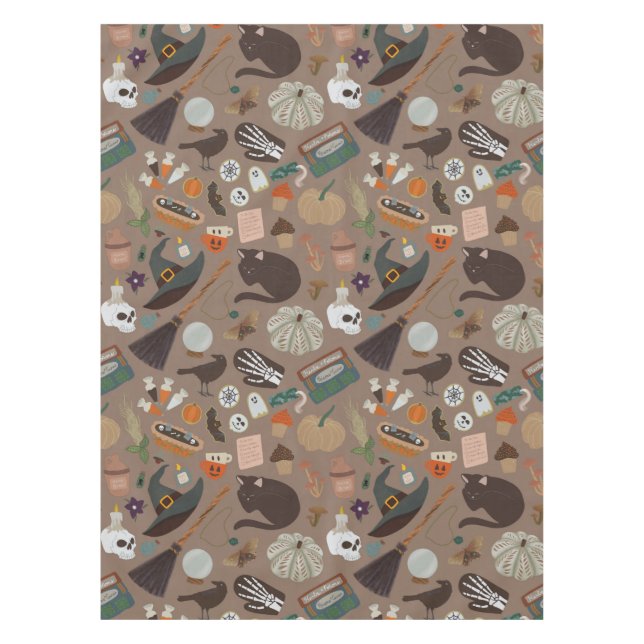 Toalha De Mesa Halloween Cottagecore (Frente)