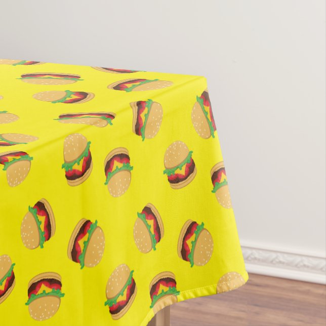 Toalha De Mesa Hamburger Festa de aniversário Burger Tablecloth (Posição Original)