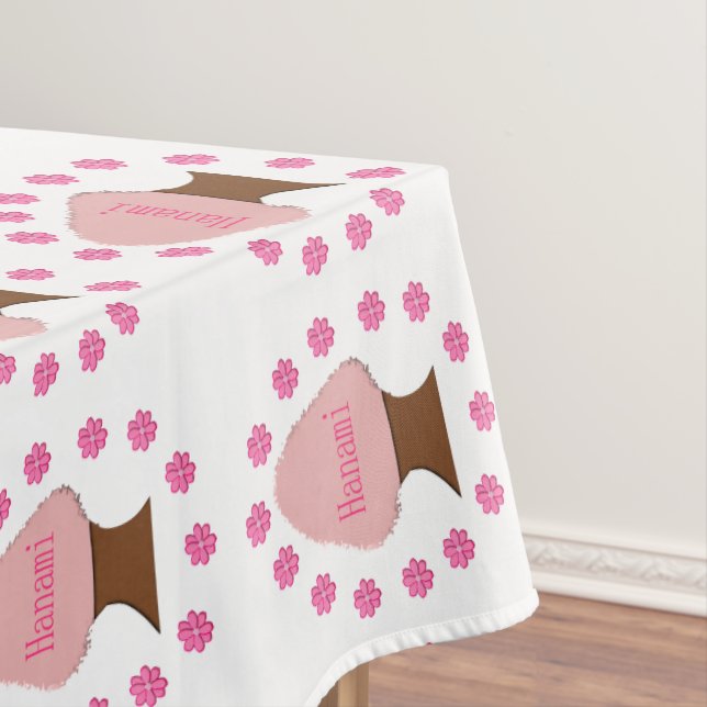Toalha De Mesa Hanami - Árvore de Cereja Japonesa (Posição Original)