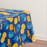 Toalha De Mesa Hanukkah Dreidel Game Gelt Dark Blue<br><div class="desc">Hanukkah Dreidel Game Gelt Dark Blue Personalizado Padrão. Chanukah sonha em azul.</div>
