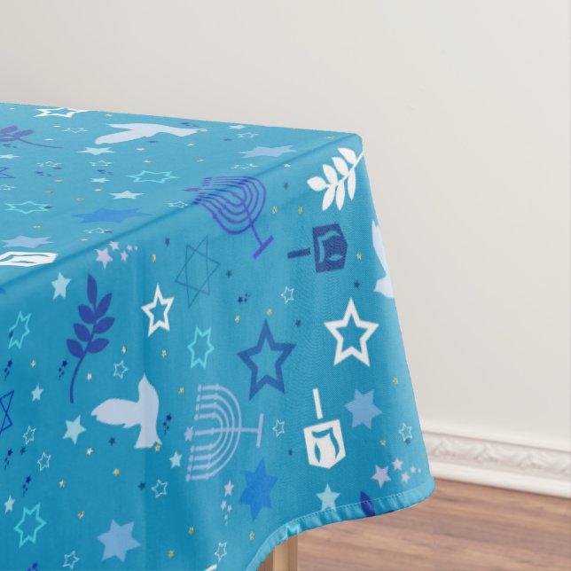 Toalha De Mesa Hanukkah Stars Tablecloth (Posição Original)