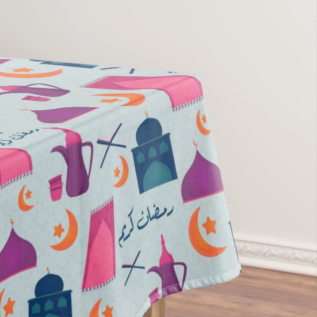 Toalha De Mesa Happy Ramadan Pattern (Posição Original)