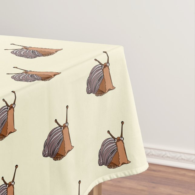 Toalha De Mesa Happy Snails Tablecloth - Your Colors (Posição Original)