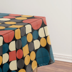 Toalha De Mesa Harmonia da Geometria Pura Bauhaus