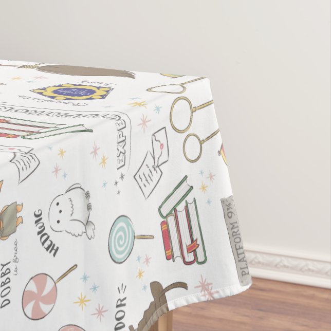 Toalha De Mesa HARRY POTTER™ Tiny Magic Pattern (Posição Original)